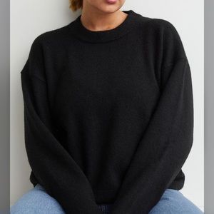 Oversized fine knit sweater